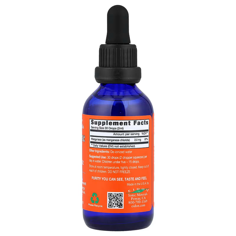 Eidon Ionic Minerals, Manganese, Liquid Concentrate, 2 oz (60 ml)