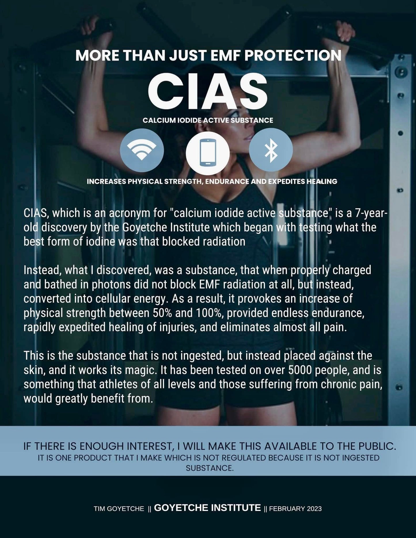 Tim Goyetche - 1 PACK - SELF CHARGING G5-CIAS SINGLE VIAL - 1 PIECE