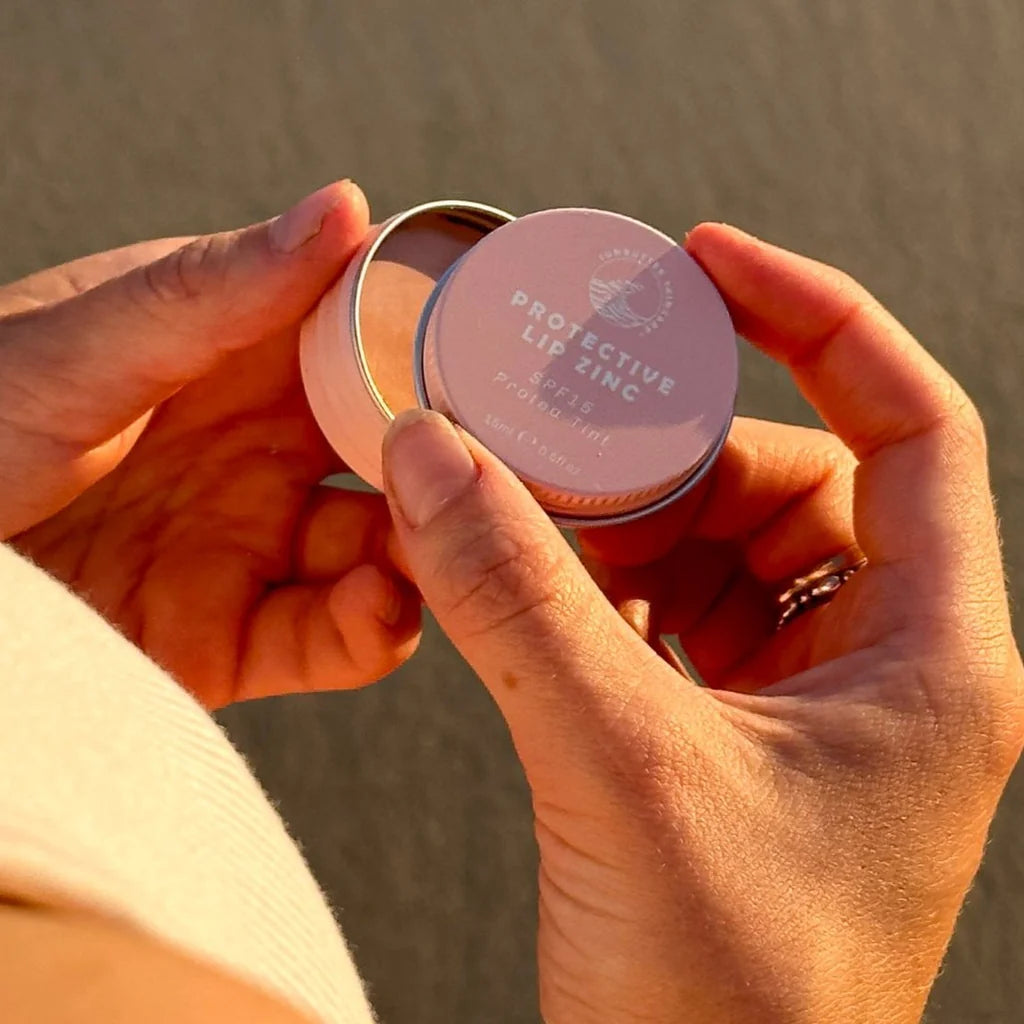 SunButter SPF15 Protective Lip Zinc - Protea Tint
