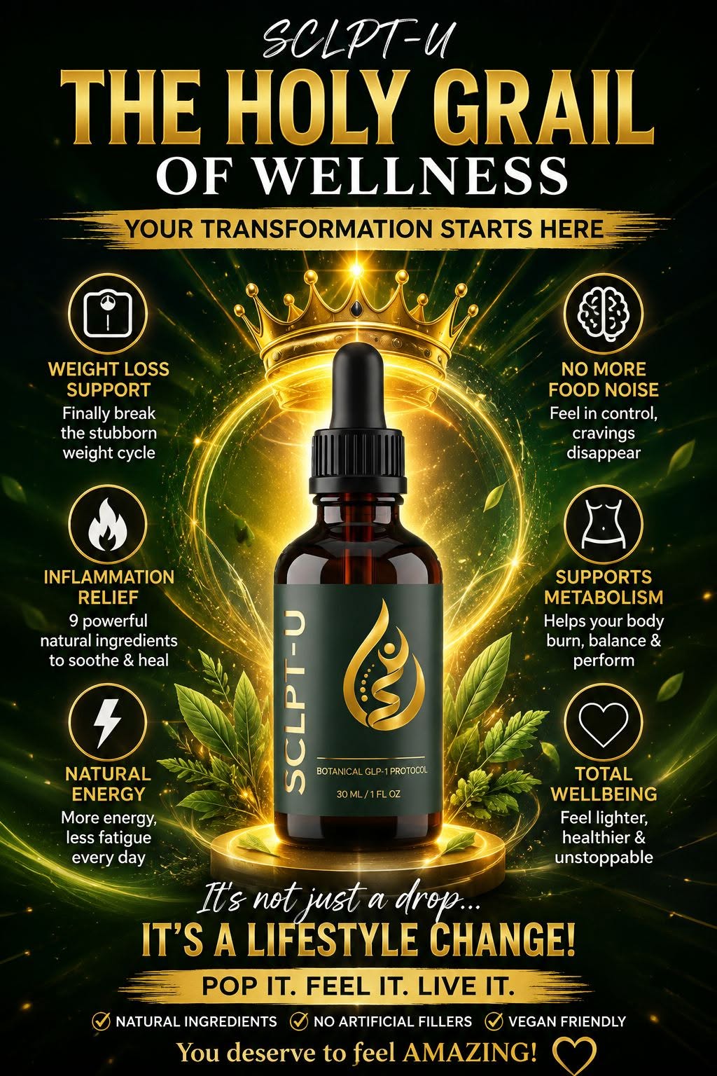 PRE ORDER - SCLPT-U — GLP-1 Inspired Botanical Metabolic Support