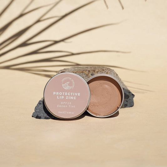 SunButter SPF15 Protective Lip Zinc - Cacao Tint