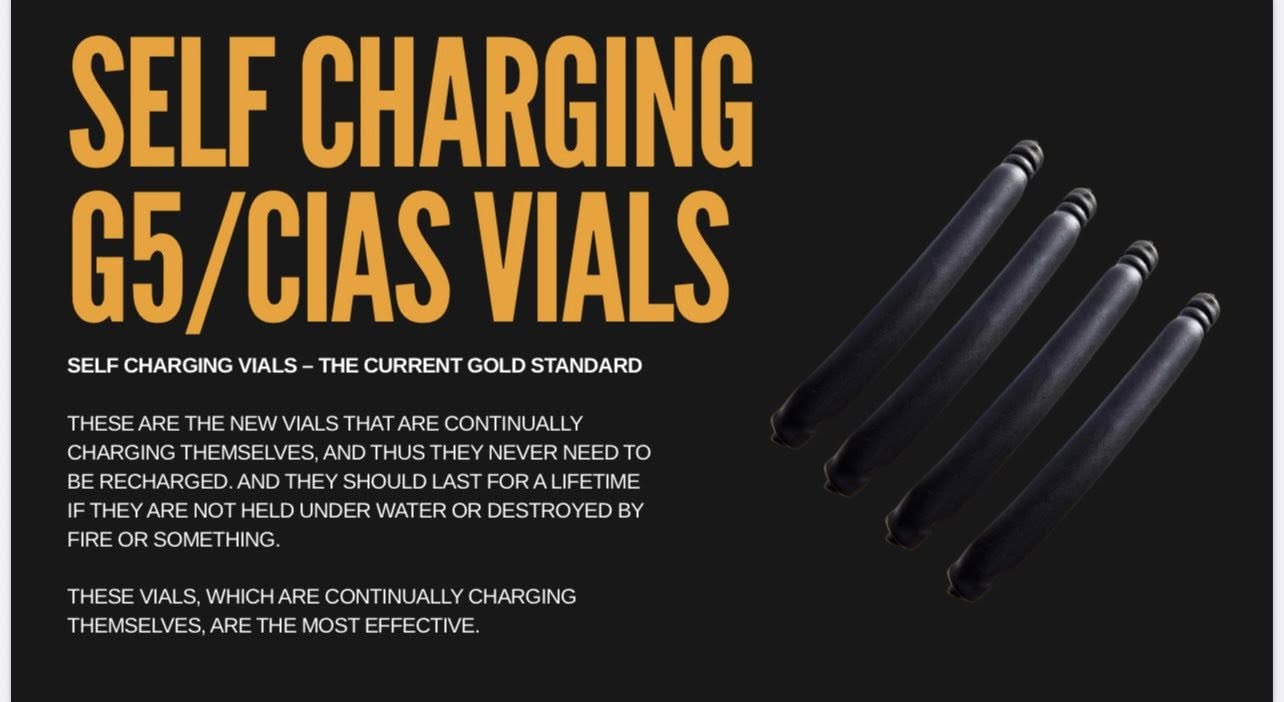 Tim Goyetche - 2 PACK - SELF CHARGING G5-CIAS VIALS - 2 PIECES