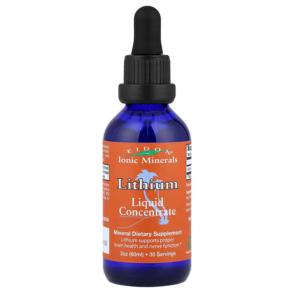 Eidon Ionic Minerals, Lithium Chloride, Liquid Concentrate, 2 oz (60 ml)